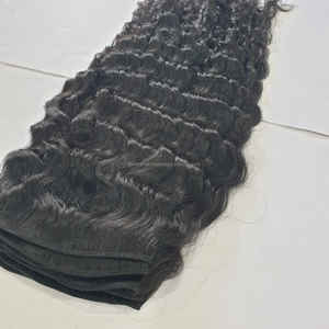 Cheveux humains vierges de qualité indonésienne 8A, couleur naturelle 1B, magnifiquement traités à la vapeur pour cheveux bouclés - Product Image 5