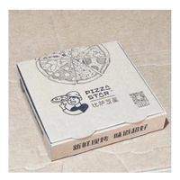 Boîte à pizza en carton kraft écologique pour la restauration rapide à emporter, carrée, rectangulaire, triangulaire, 7, 14, 16, 20 pouces