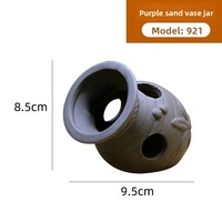 Abri pour poissons et crevettes, décorations d'aquarium, pots en céramique, grottes cachettes, nids de ponte pour perroquets, style paysage aquatique complet