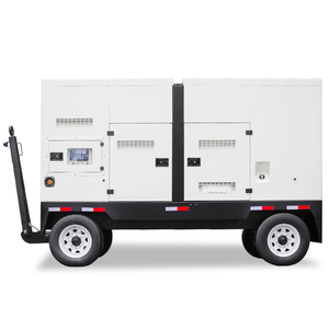Generador Silencioso de Marco Abierto para Remolque/Caravana, Refrigerado por Agua, 12-25-80-100kw, 440V, Arranque 12V/24V DC, Conjunto Completo - Product Image 6