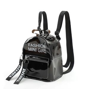 Sac à dos <span class=keywords><strong>transparent</strong></span> holographique pour filles, sac à dos <span class=keywords><strong>transparent</strong></span> en PVC décontracté populaire pour l'été, petit sac à dos Candy pour femmes - Product Image 1