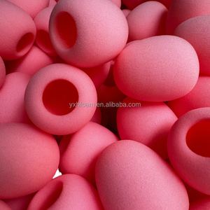 Cubierta de Espuma para Micrófono de 75 mm, Precio de Fábrica, Pantalla Antiviento de Espuma Tipo Bola Negra para Micrófono <span class=keywords><strong>SM58</strong></span> - Product Image 6