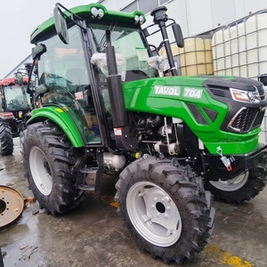 Tractor Agrícola Pequeño 4x4 de 70HP con Caja de Cambios Shuttle, Precio de Fábrica, para Huertos, Motor - Product Image 1