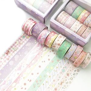 Custom Japanese Waterproof Eco-friendly UV Printed Holographic Anime Cartoon Pet Cute <b>Washi</b> <b>Tape</b> with Gloss Lamination-Wholesale - Product Image 1