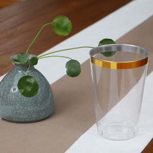 แก้วพลาสติกขอบทอง 12 ออนซ์ ขายส่งยอดนิยมจาก Amazon ปี <span class=keywords><strong>2021</strong></span> สำหรับงานแต่งงาน - Product Image 6