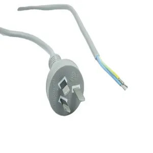 Kabel Listrik 3 Pin Ekstensi Isolasi Pvc Australia SAA Kualitas Tinggi