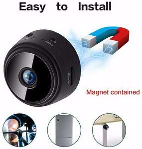 كاميرا A9 المصغرة الأكثر مبيعًا للاستخدام الداخلي، كاميرا IP لاسلكية تعمل بتقنية الواي فاي مع خاصية كشف الحركة ودقة 1080 بكسل وتقنية الثقب الدبوسي - Product Image 3