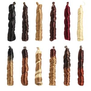 Estensioni per capelli all'uncinetto con onde larghe, stile europeo, americano e africano, in fibra resistente alle alte temperature, per trecce e capelli ricci lunghi e mossi - Product Image 3