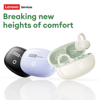 Earphone Lenovo RS108 Open Ear Clip Bass Tahan Air Gaming Sport BT Wireless Tws Peredam Kebisingan, Laris Terjual