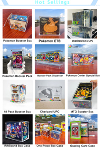 レイ・イー カスタムクリア ポケモン ETB アクリルケース マグネット蓋 アクリル製ポケモンブースターボックス ディスプレイケース エリートトレーナーボックス用 - Product Image 3