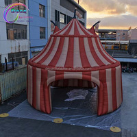 Tente de cirque gonflable géante à succès, modèle d'activité, tente de camping gonflable d'extérieur