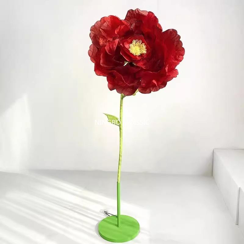 power on Opening and closing rose Rose Red