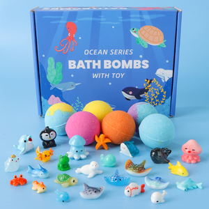 Kit Spa per Bambini OEM con Giocattolo all'Interno, Bombe da Bagno Vegane, Fragranza Personalizzata, Confezione Regalo - Product Image 2