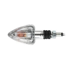 <span class=keywords><strong>Clignotant</strong></span> <span class=keywords><strong>moto</strong></span> universel 21W à boîtier argenté, homologué E, fixation M8 – Vente flash - Product Image 4