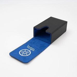 2025 Sturdy Pu Leather Deck Box Portable Protective Case Anti Slip <b>Playing</b> <b>Card</b> Case for <b>Playing</b> <b>Cards</b> - Product Image 2