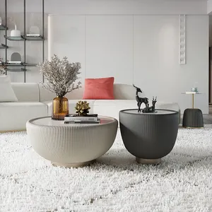 Muebles modernos para el hogar, Mesa Central decorativa de mármol, conjunto de mesa pequeña para sala de estar