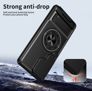 Étuis de téléphone magnétiques avec support anneau pour Samsung Galaxy S26 S25 S24 S23 S22 S21 S20 <span class=keywords><strong>Ultra</strong></span> S26 Plus FE Edge, coque rotative à 360° - Product Image 4