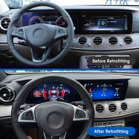 Pantalla Integrada Android para Benz Clase E W213 2018, Actualización Multimedia del Panel de Control Central