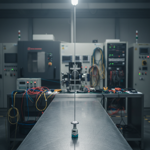 Instrumento de medición de nivel de brida ATEX DN25 Sensor químico de punto dual - Product Image 2