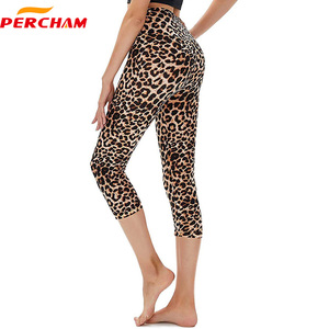 Commercio all'ingrosso OEM Leggings sportivi stampa digitale bottino sollevamento pancia a vita alta allenamento Yoga Leggings pantaloni alla caviglia - Product Image 4