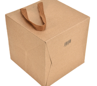 Sacs en papier kraft écologiques personnalisés avec logo de marque, sacs en papier kraft carrés pour fleuristes, sacs cadeaux pour vêtements