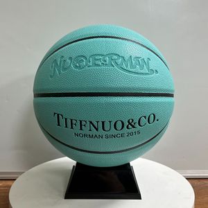 (<span class=keywords><strong>Wow</strong></span>) Tiff Blue No. 7 Balones de Baloncesto Resistentes LQ22 Tamaños 6, 5 y 4 para Estudiantes de Secundaria y Niños de Jardín de Infancia - Product Image 3