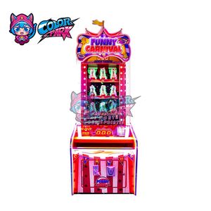 Nouvelle machine de jeu d'arcade à monnayeur pour enfants, jeu de lancer de balles et de frapper le clown, jeu de loterie, colorée, pour parcs - Product Image 2
