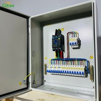 Armoire de distribution basse tension 80A avec disjoncteur, boîtier électrique avec protection contre les surcharges et les courts-circuits