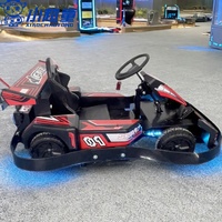 Karting électrique professionnel pour adolescents, grand karting commercial à transmission par arbre, fabriqué en métal et plastique durables