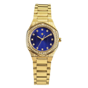 2025 Nouveau boîtier en alliage très rentable et lunette SS, bracelet, cristal clair, mouvement japonais pour hommes (montre-bracelet odm) - Product Image 1