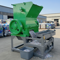 Broyeur de plastique à arbre unique pour déchets, rebuts, PET, PP, PE, tuyaux, barils, recyclage 500-2000 kg/h pour ligne de recyclage en usine