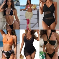 Nouveaux produits de la Chine or paillettes maillot de bain coupe haute maillots de bain léopard Bikini perle Super chaud asiatique Micro Bikini ensemble pour lune de miel