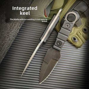 Coltello Tattico Russo a Lama Fissa OEM Compatto e Versatile per Autodifesa, Utility, Sopravvivenza, Caccia Tattica, Campeggio all'Aperto - Product Image 2