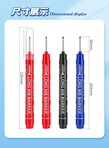 <span class=keywords><strong>Marqueur</strong></span> <span class=keywords><strong>indélébile</strong></span> à pointe longue de 20 mm, pointe longue pour percer, résistant à l'eau, marqueurs imperméables, <span class=keywords><strong>marqueur</strong></span> pour bois et métal - Product Image 3