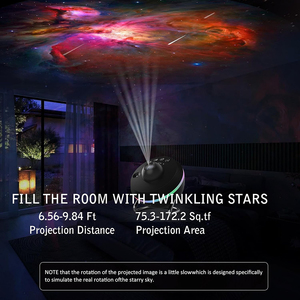 Nuevo Proyector de Planetario de Techo Dinámico LED con Efecto de Meteoros, Proyector de Galaxia y Nebulosa del Sistema Solar Ultraclaro para Decoración de Dormitorios - Product Image 6