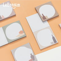 Bloc-notes miniature rose personnalisé, design kawaii, pour cadeau de bureau ou promotion