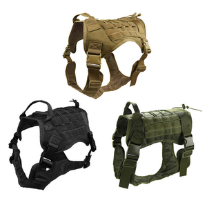 Personalized Outdoor Nylon Tactical Designer Training Pet Dog Vest Strap Harness - Product Image 2