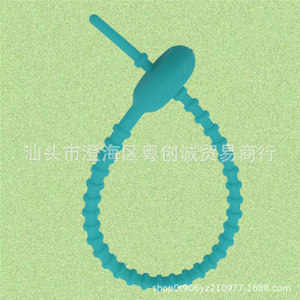 Tadpole Cable Tie 23.5Cm Releasable Soft Rubber Keychain Ornament For Diy Felt Plush Dolls - Product Image 4
