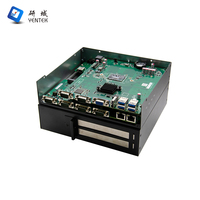 I5-7300HQ Intel 8300H 12450H 6 RS232/485 COM 2 LAN PCIE PC industriel de bureau ordinateur intégré PC industriel sur rail DIN
