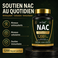 BIYODE Très Populaire NAC N-Acétyl L-Cystéine Gélules Complément Bien-être En Stock Faible MOQ Vente en Gros Direct Usine