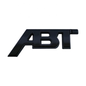 Emblema de parrilla con logotipo ABT de Metal 3D, insignia para