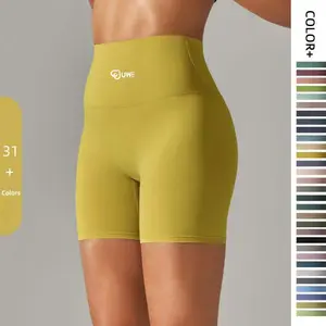 Vendita calda personalizzare all'ingrosso pantaloni a compressione abbigliamento sportivo sollevamento del culo allenamento pantaloncini Yoga Fitness