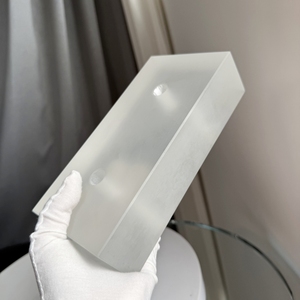 Briques de <span class=keywords><strong>verre</strong></span> givré polies ADL avec trous, briques de <span class=keywords><strong>verre</strong></span> givrées avec trous, <span class=keywords><strong>carreaux</strong></span> de <span class=keywords><strong>verre</strong></span> <span class=keywords><strong>pour</strong></span> décoration architecturale - Product Image 5