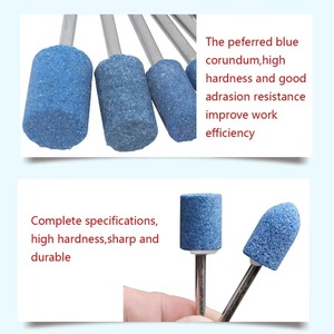10 pièces Têtes de polissage coniques en acier inoxydable, abrasives, pour outils rotatifs <span class=keywords><strong>Dremel</strong></span>, pierres de meulage électriques - Product Image 5