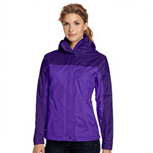Veste bomber à capuche Marmot pour femme, streetwear, violet vibrant/violet foncé, taille XL - Product Image 4