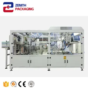 Complete set of automatic shrinkage filling and packaging machines for water/beverage/juice/milk/beer production lines