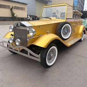 Voiture électrique classique ZHENDA Golden Vintage, style antique, haute performance, véhicule de tourisme rétro, frein à disque hydraulique pour la route - Product Image 4