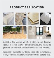 Colle pour carrelage à double composant PUXIANG PC600, résistante aux intempéries, écologique, pour le carrelage grand format, le marbre, le granit