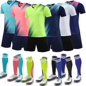 Nouveaux ensembles de maillots de Football pour hommes adultes Kit de Football pour hommes garçons vêtements de Sport Survetement uniformes de Football <span class=keywords><strong>survêtement</strong></span> pour femmes - Product Image 3
