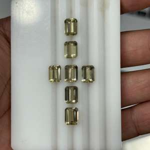 Excelente corte Piedra preciosa natural Corte Esmeralda suelto Calibrado Cambio de color natural Diáspora turca - Product Image 3